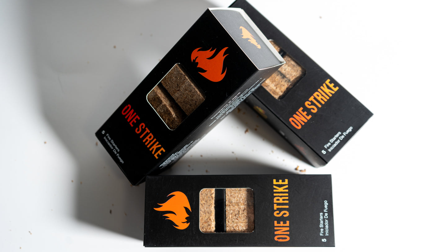 Lightweight fire starter for backpacking and hiking trips
