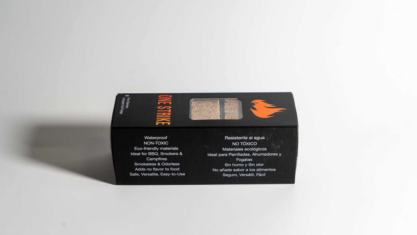 Long-lasting fire starter with 30-minute burn time