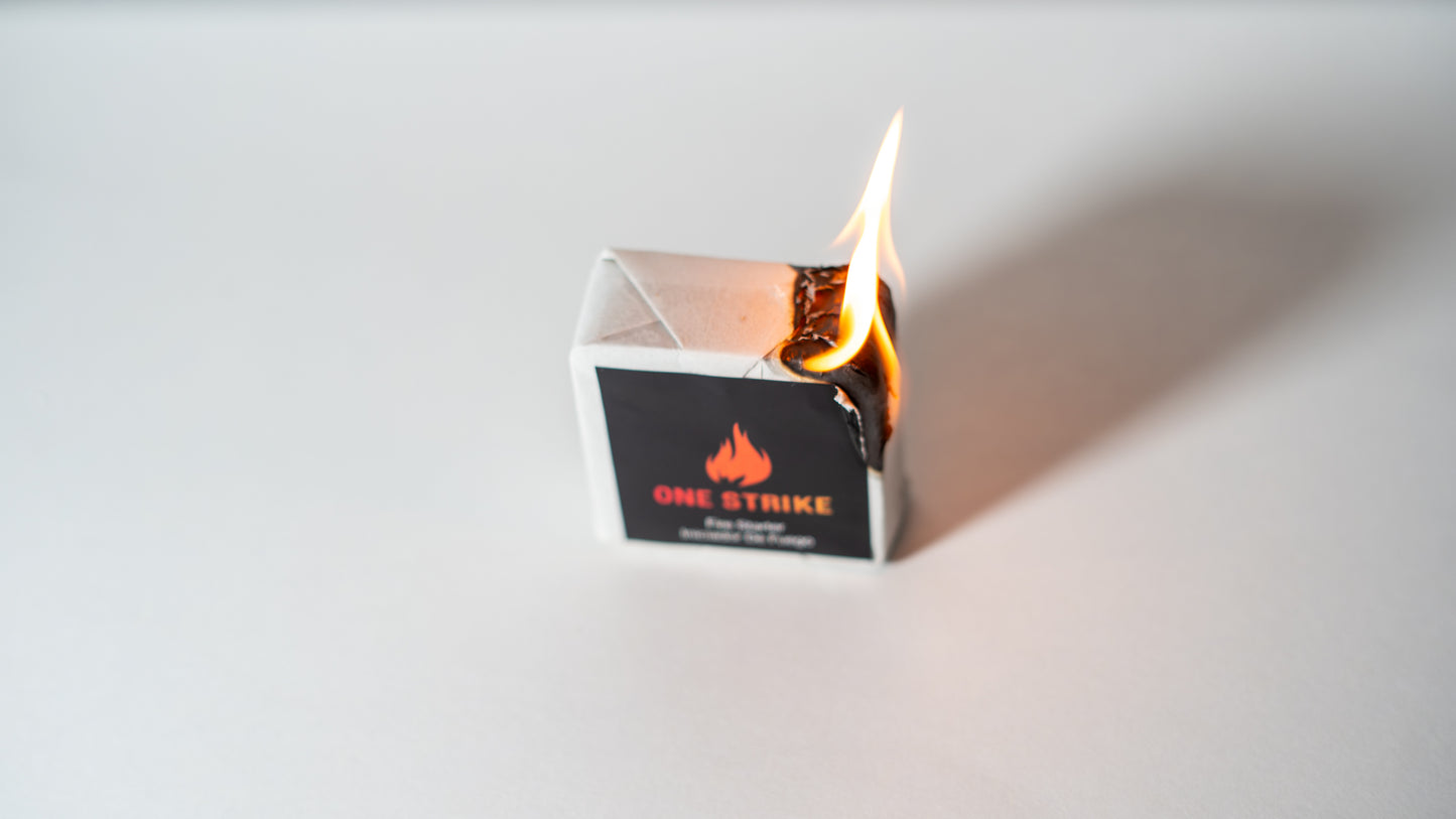 Non-toxic fire starter safe for cooking fires