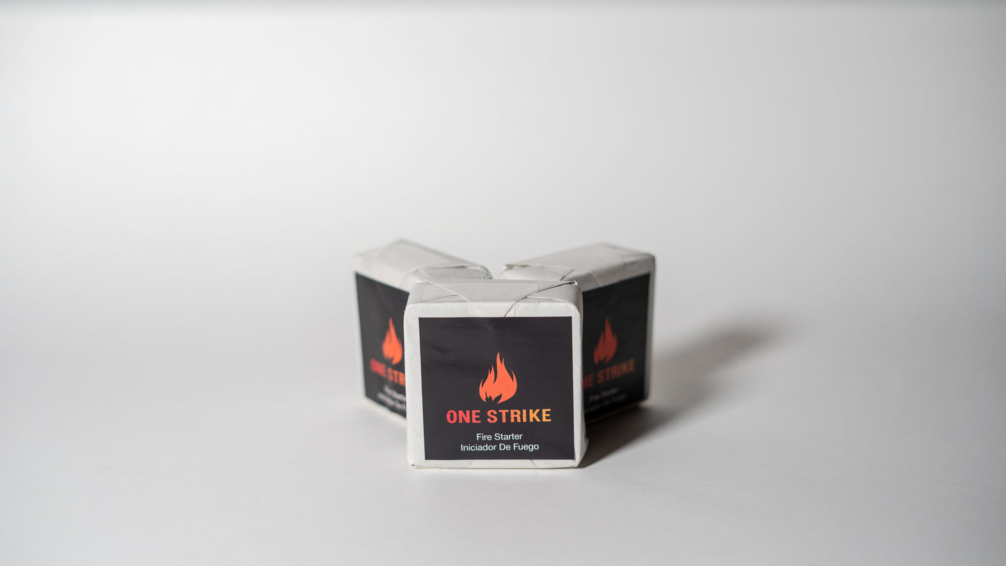 Compact, lightweight fire starter for easy portability
